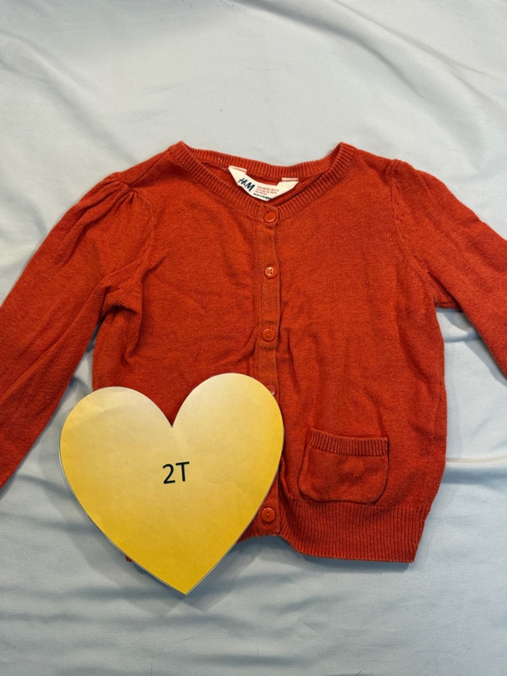 H&M - knit  button down cardigan sweater. Size 2-4 years